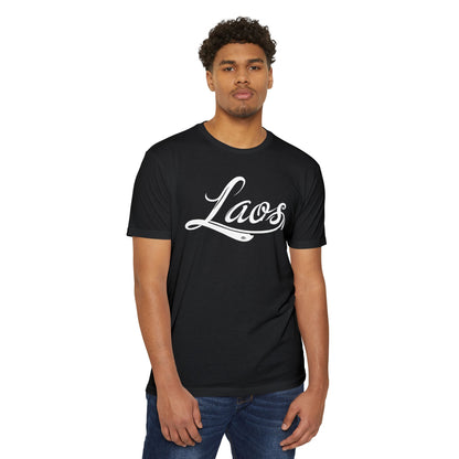 UNISEX LAOS SCRIPT JERSEY T-SHIRT