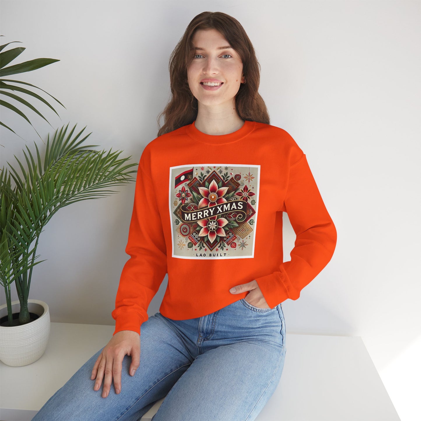LAOBUILT FESTIVE LAOS XMAS SWEATSHIRT - SPECIAL EDITION