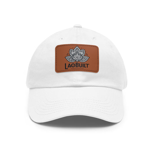 LAOBUILT HAT WITH LEATHER PATCH