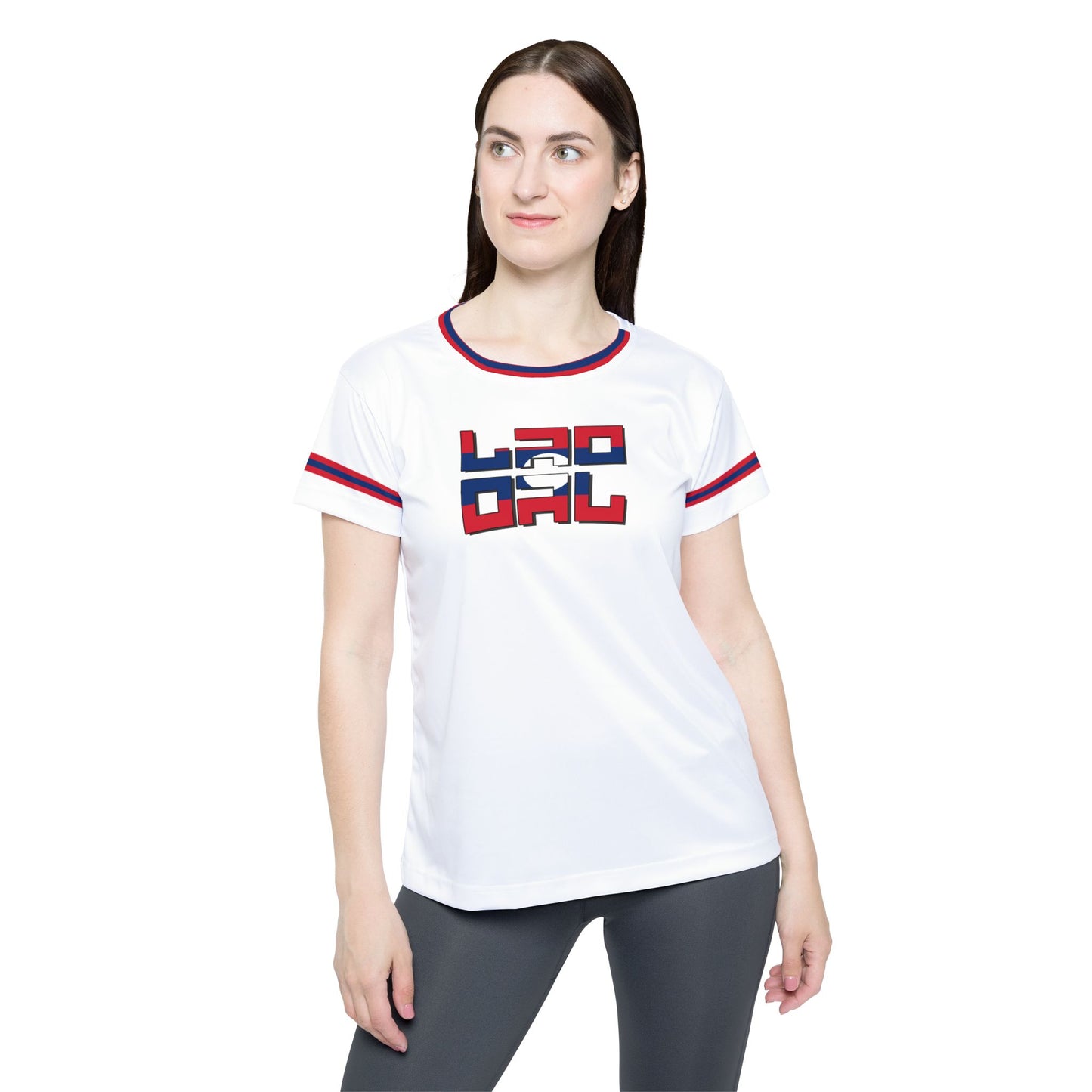 WHITE LAO RETRO WOMEN'S SPORTS JERSEY