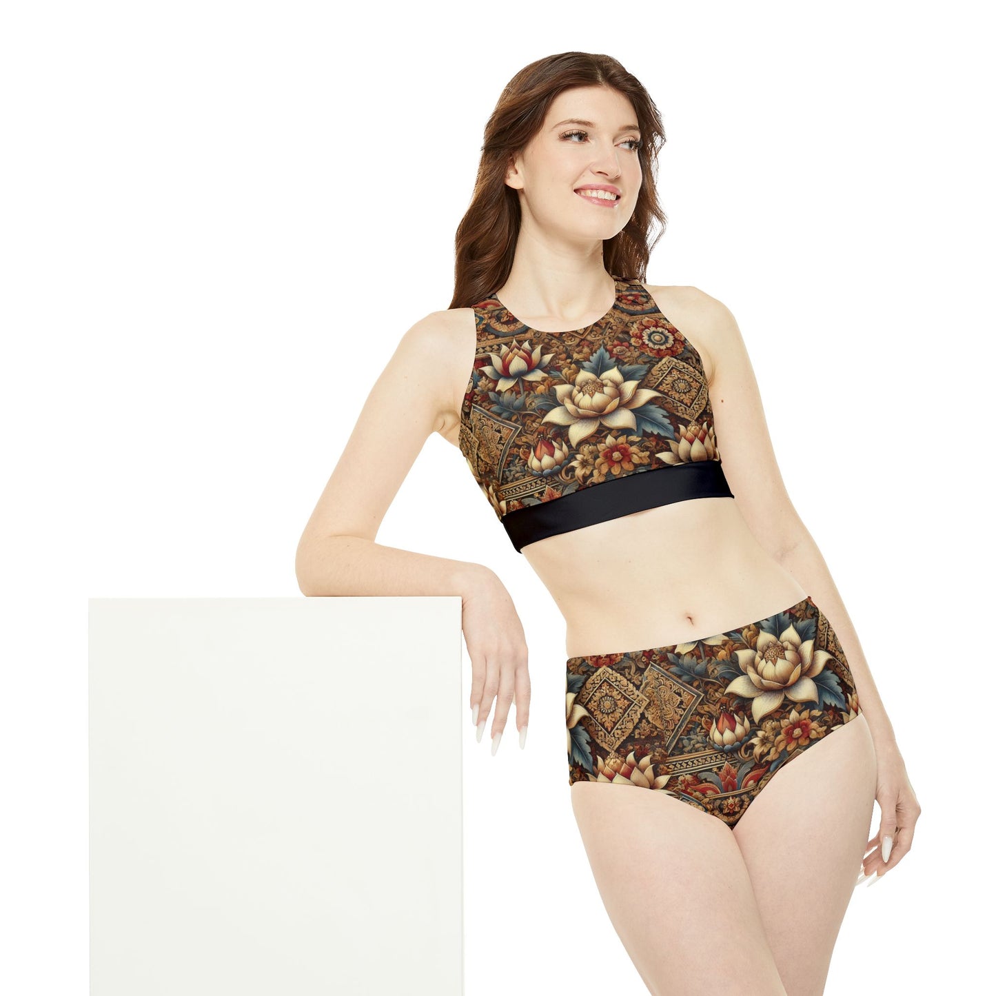 WOMEN'S HERITAGE BLOSSOMS SPORTY BIKINI SET