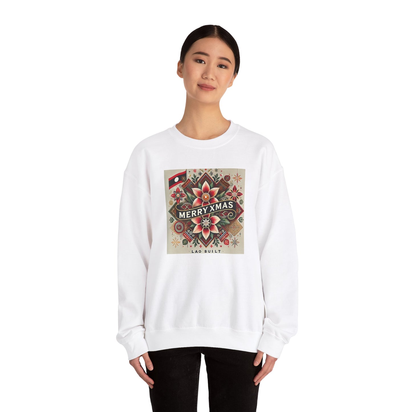 LAOBUILT FESTIVE LAOS XMAS SWEATSHIRT - SPECIAL EDITION