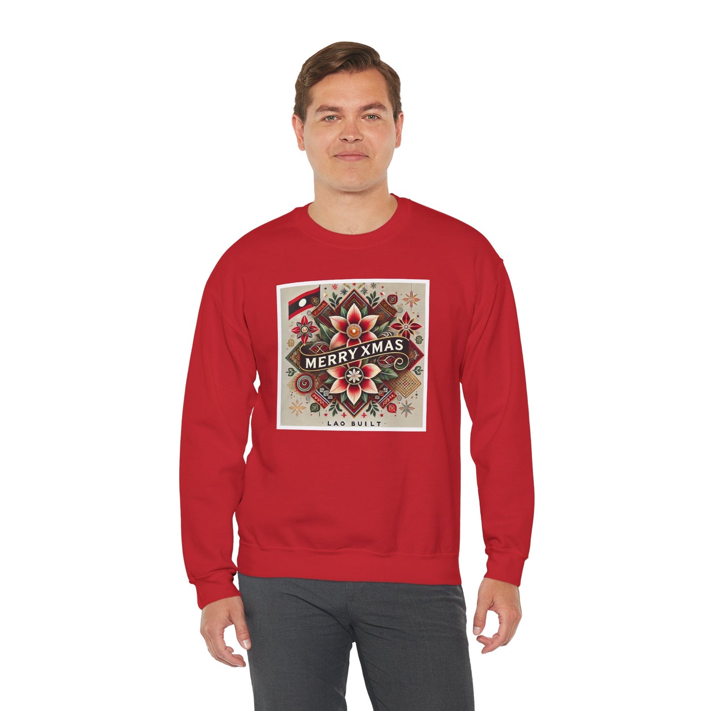 LAOBUILT FESTIVE LAOS XMAS SWEATSHIRT - SPECIAL EDITION
