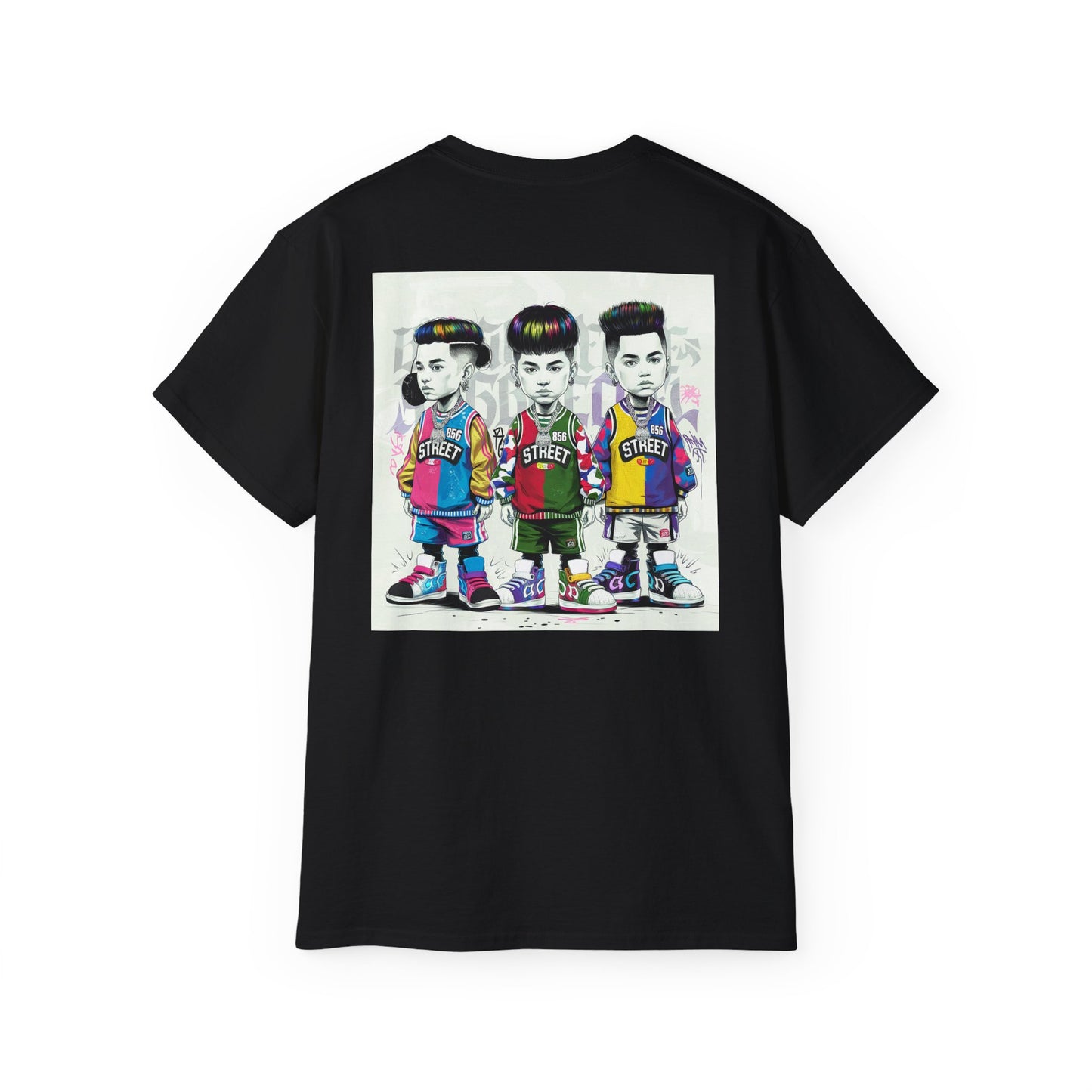 856 STREET CARTOON T-SHIRT