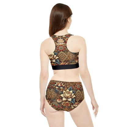 WOMEN'S HERITAGE BLOSSOMS SPORTY BIKINI SET