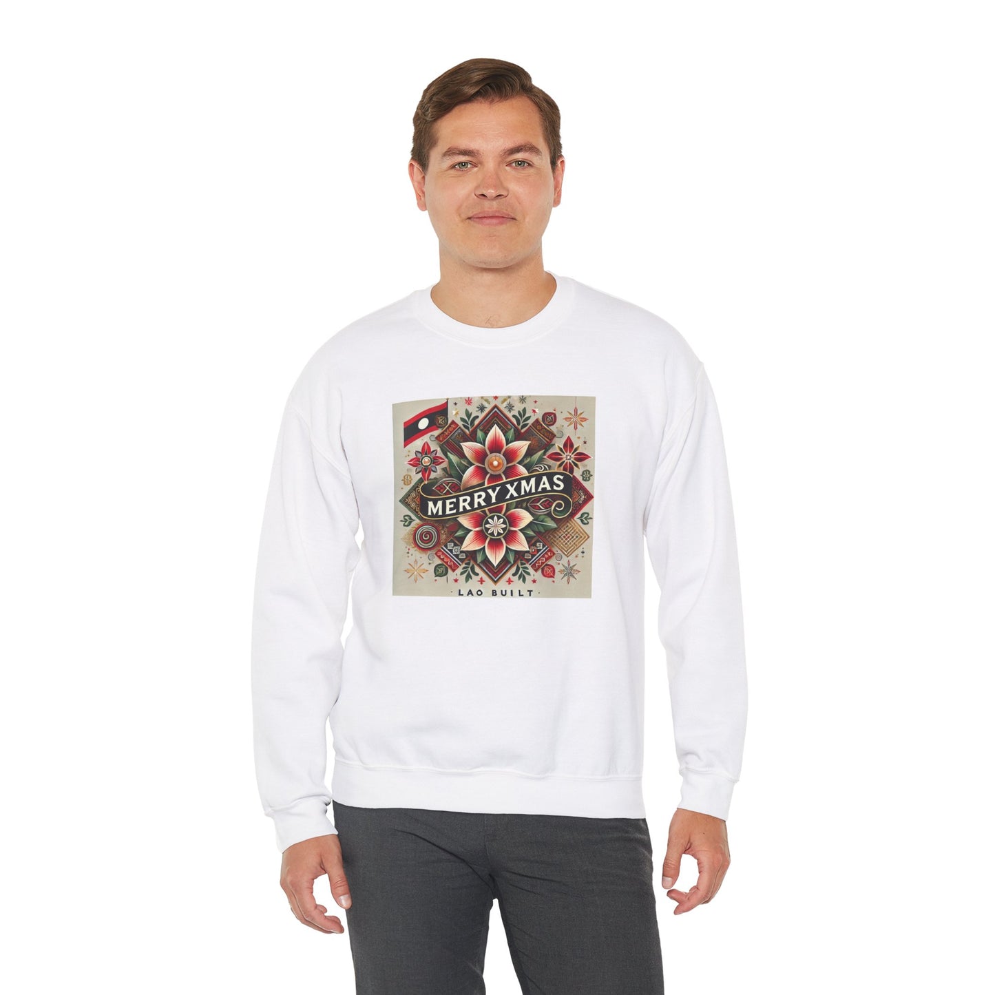 LAOBUILT FESTIVE LAOS XMAS SWEATSHIRT - SPECIAL EDITION