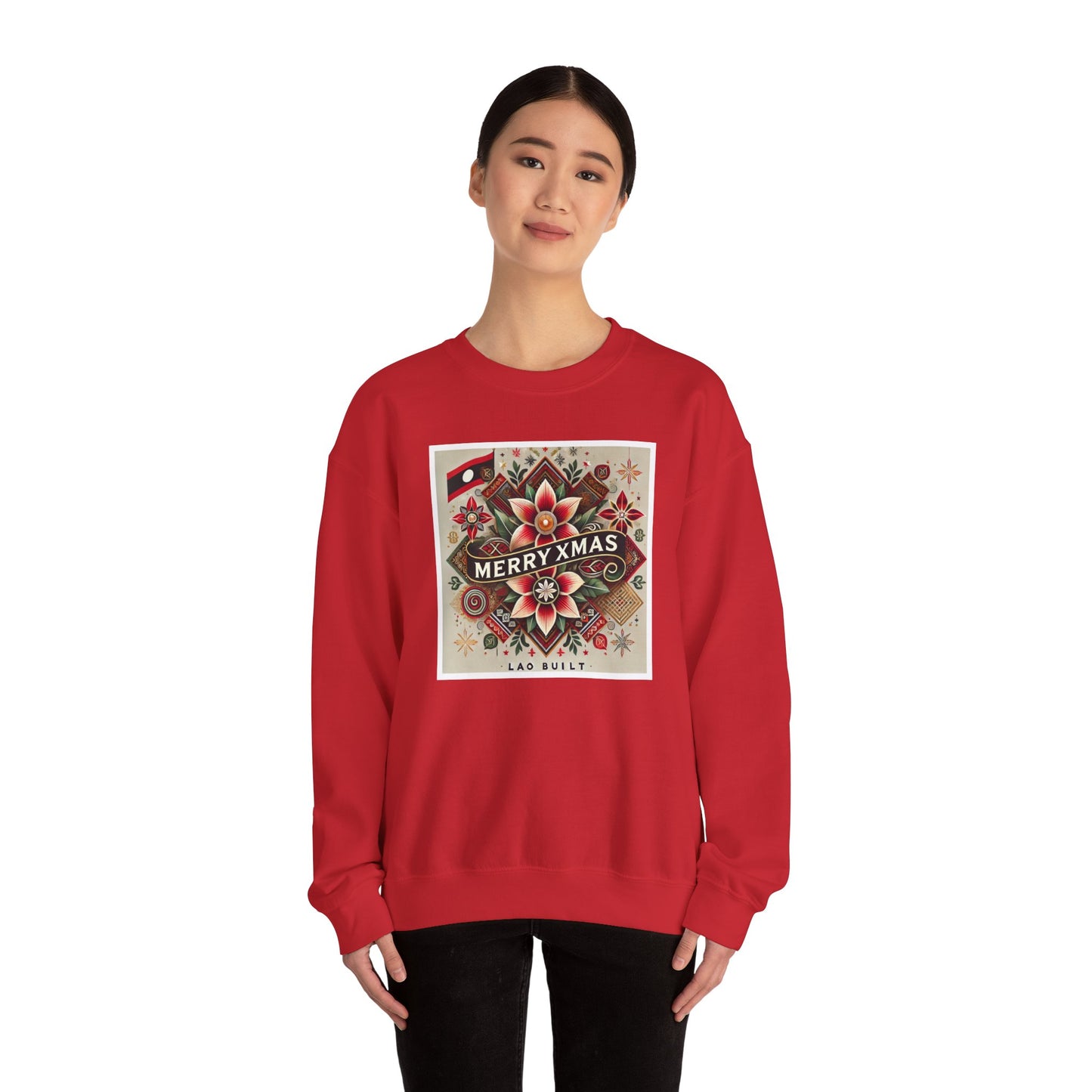 LAOBUILT FESTIVE LAOS XMAS SWEATSHIRT - SPECIAL EDITION