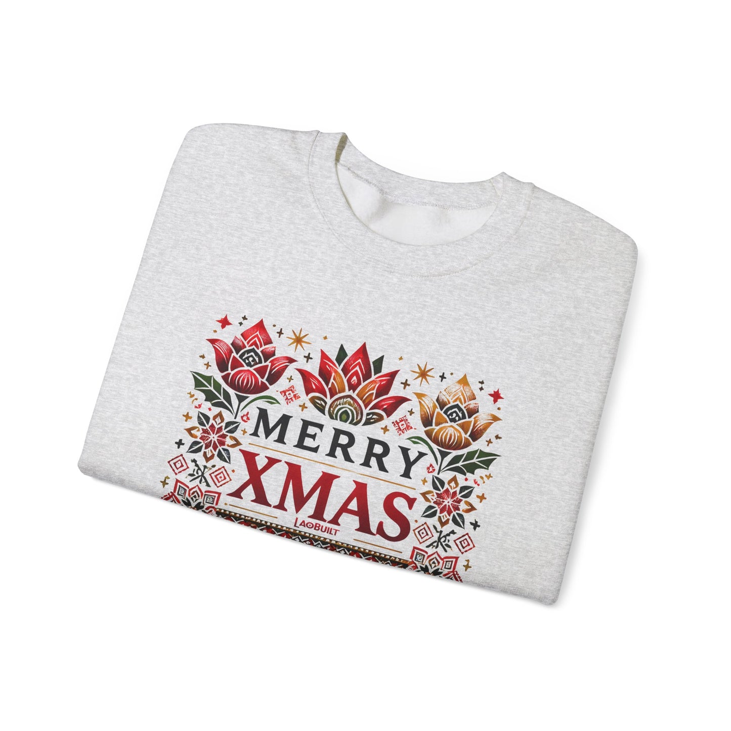 LAOBUILT MERRY XMAS SWEATSHIRT - LAO HERITAGE EDITION