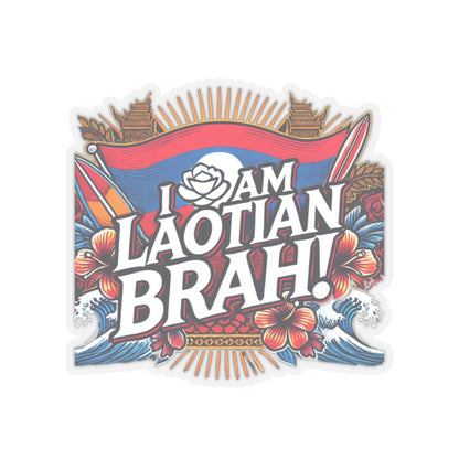 I AM LAOTIAN BRAH STICKERS