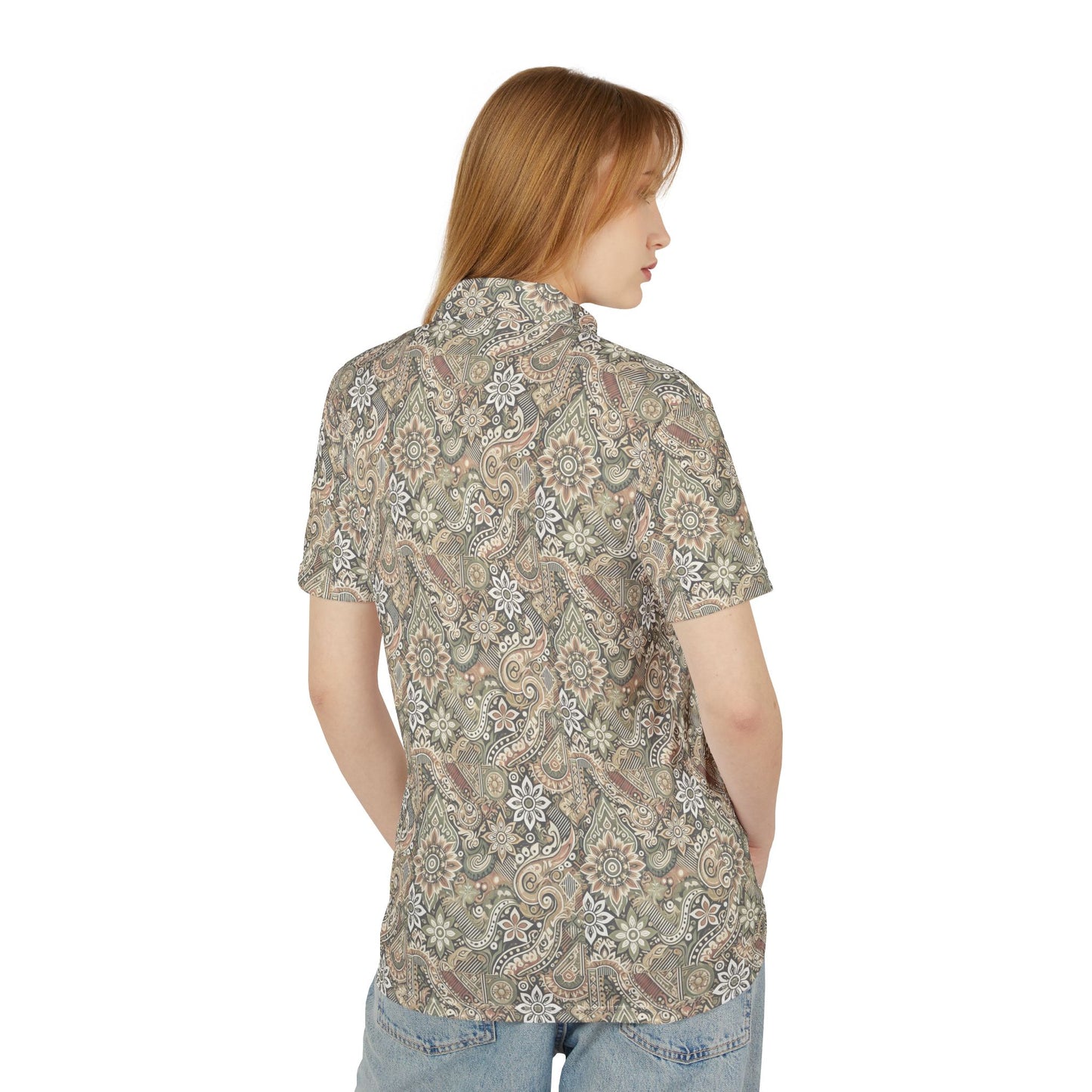 LAOBUILT CAMOUFLAGE POLO SHIRT