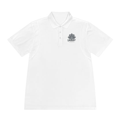 MEN'S LAOBUILT SPORT POLO SHIRT (WHITE)