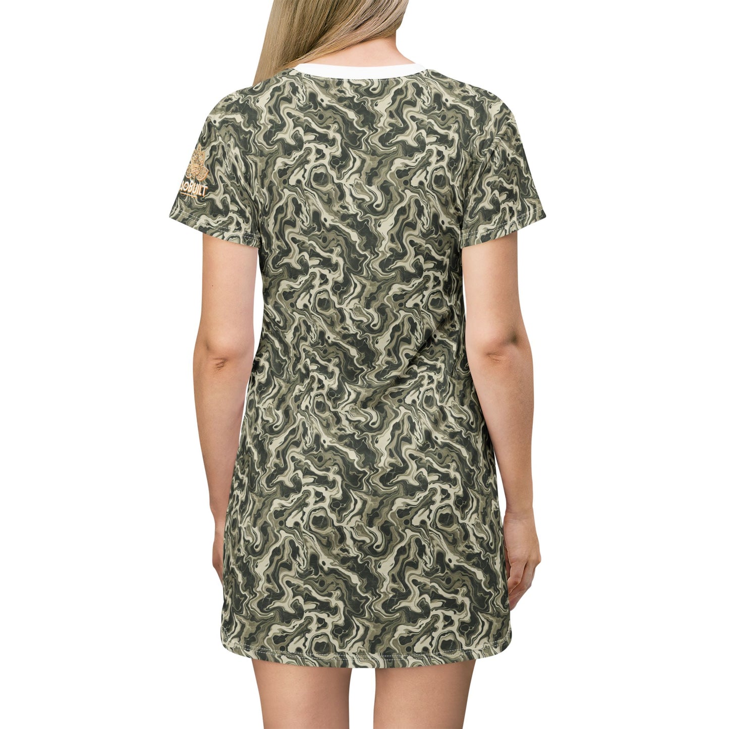ARTICHOKE CAMO WOMEN'S T-SHIRT DRESS