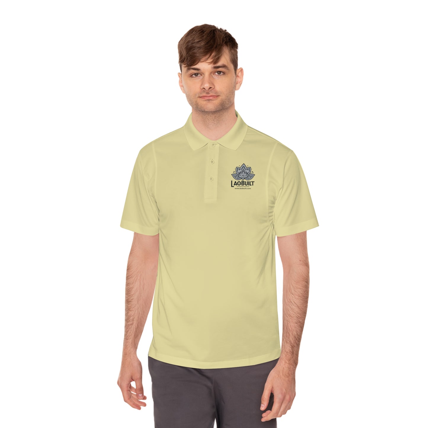 MEN'S LAOBUILT SPORT POLO SHIRT (LIGHT CLR)