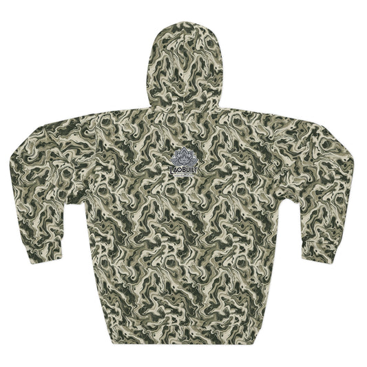 LAOBUILT OLIVE CAMO HOODIE