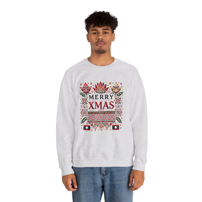 LAOBUILT MERRY XMAS SWEATSHIRT - LAO HERITAGE EDITION