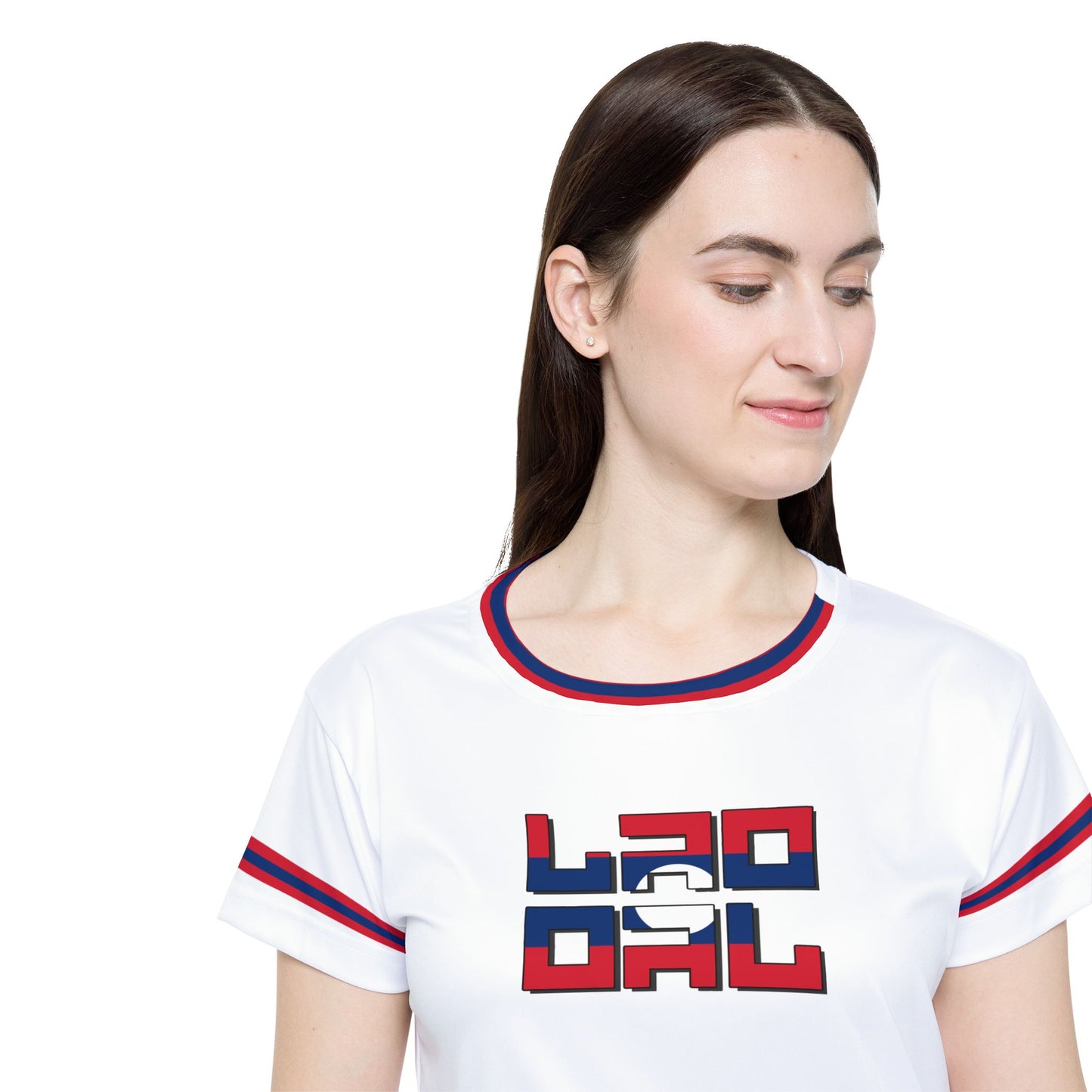 WHITE LAO RETRO WOMEN'S SPORTS JERSEY