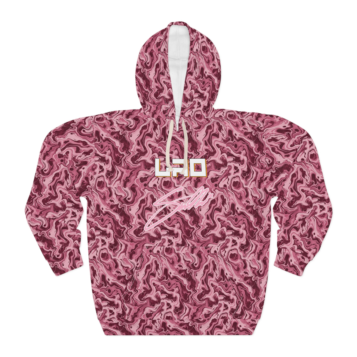 $ANTHI x LAOBUILT PINK HOODIE — SIGNATURE EDITION