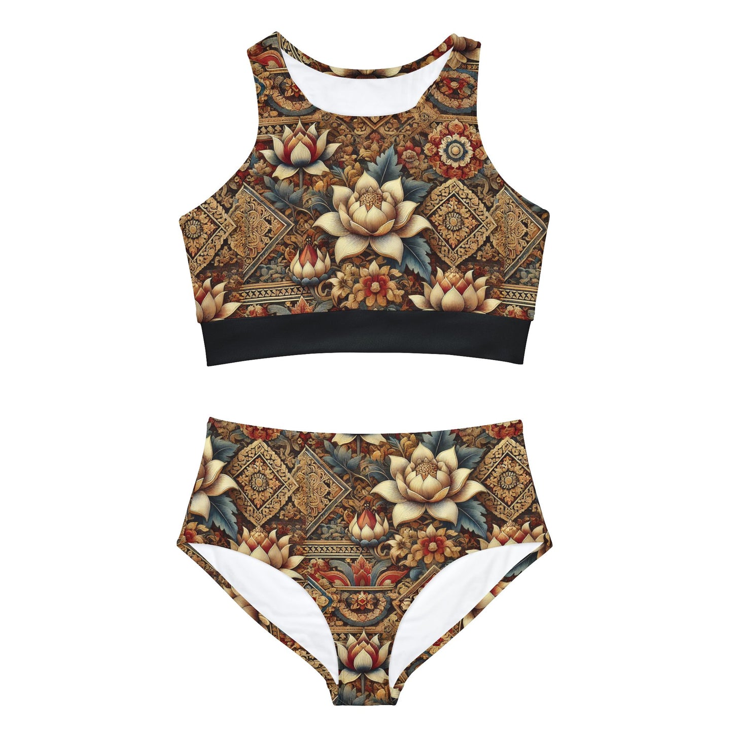 WOMEN'S HERITAGE BLOSSOMS SPORTY BIKINI SET