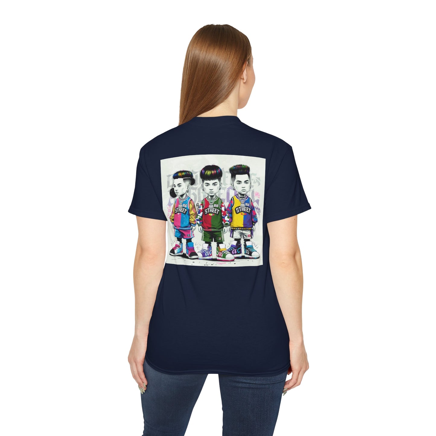856 STREET CARTOON T-SHIRT