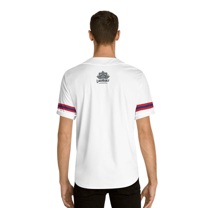 WHITE LAO RETRO BASEBALL JERSEY