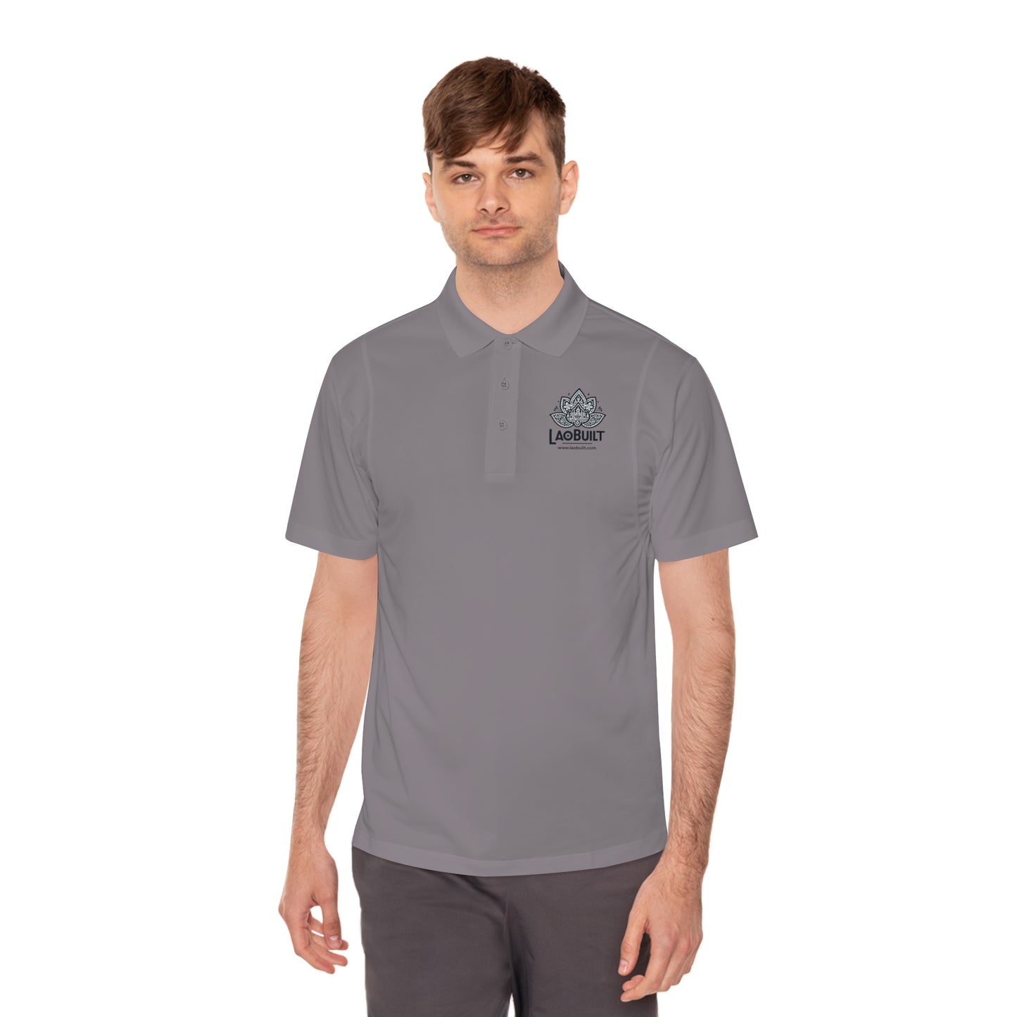 MEN'S LAOBUILT SPORT POLO SHIRT (LIGHT CLR)