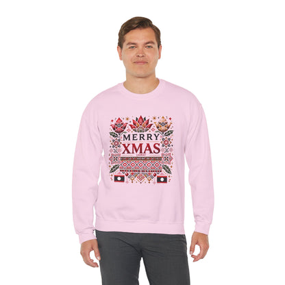 LAOBUILT MERRY XMAS SWEATSHIRT - LAO HERITAGE EDITION