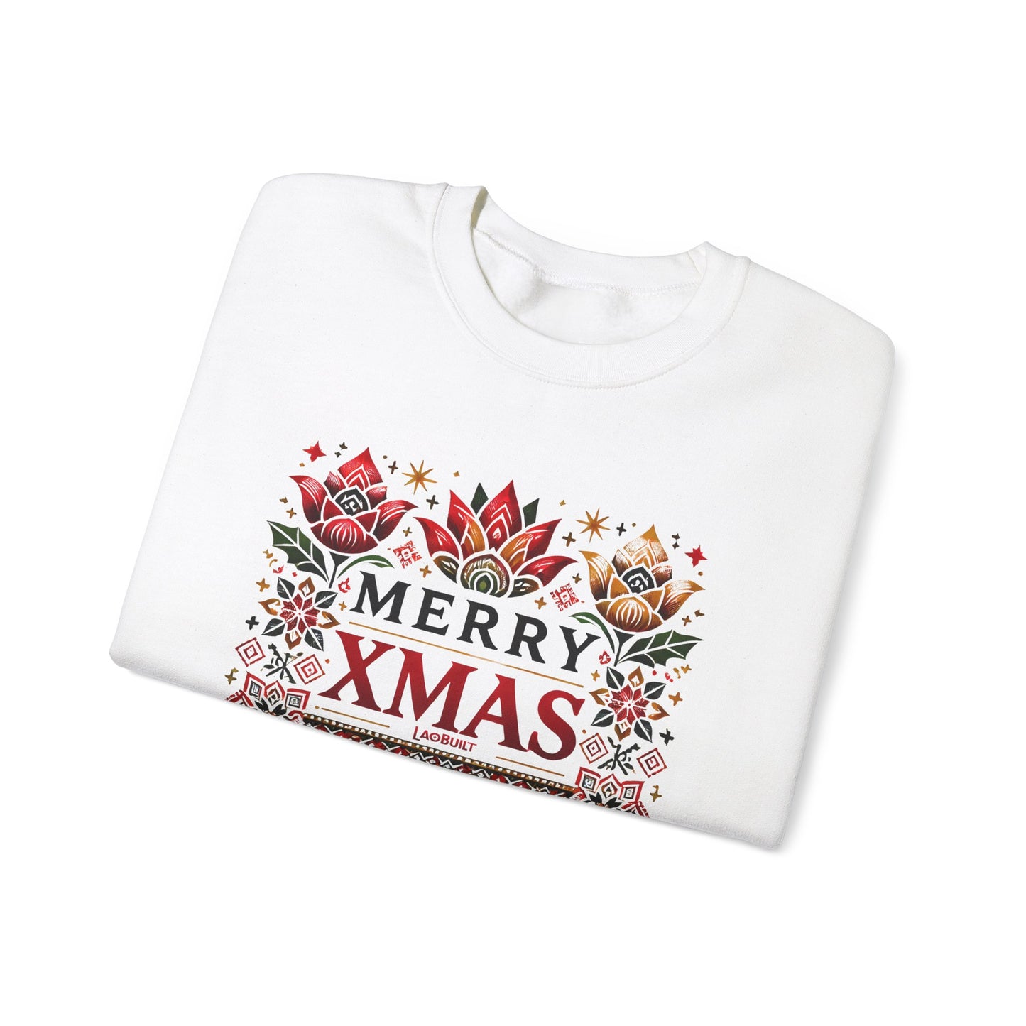 LAOBUILT MERRY XMAS SWEATSHIRT - LAO HERITAGE EDITION