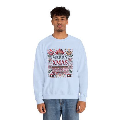 LAOBUILT MERRY XMAS SWEATSHIRT - LAO HERITAGE EDITION