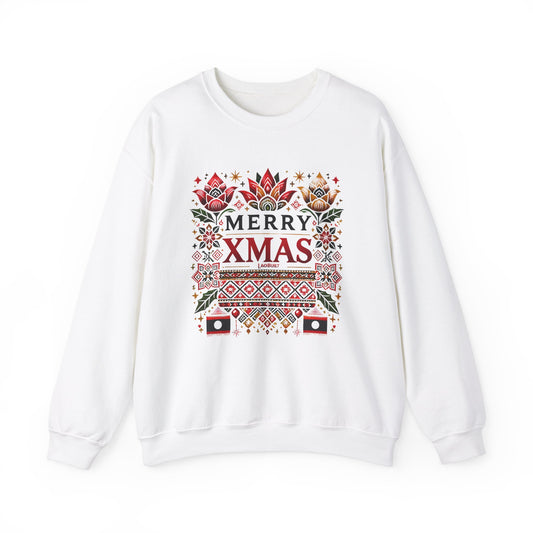 LAOBUILT MERRY XMAS SWEATSHIRT - LAO HERITAGE EDITION