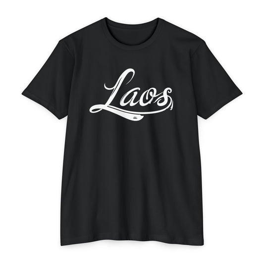 UNISEX LAOS SCRIPT JERSEY T-SHIRT