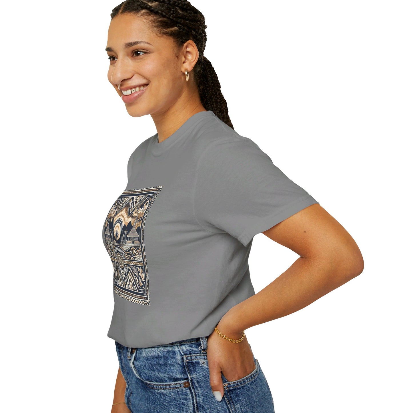 LAOBUILT HERITAGE MOSAIC T-SHIRT