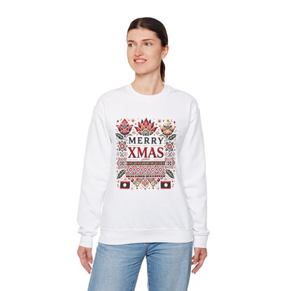LAOBUILT MERRY XMAS SWEATSHIRT - LAO HERITAGE EDITION