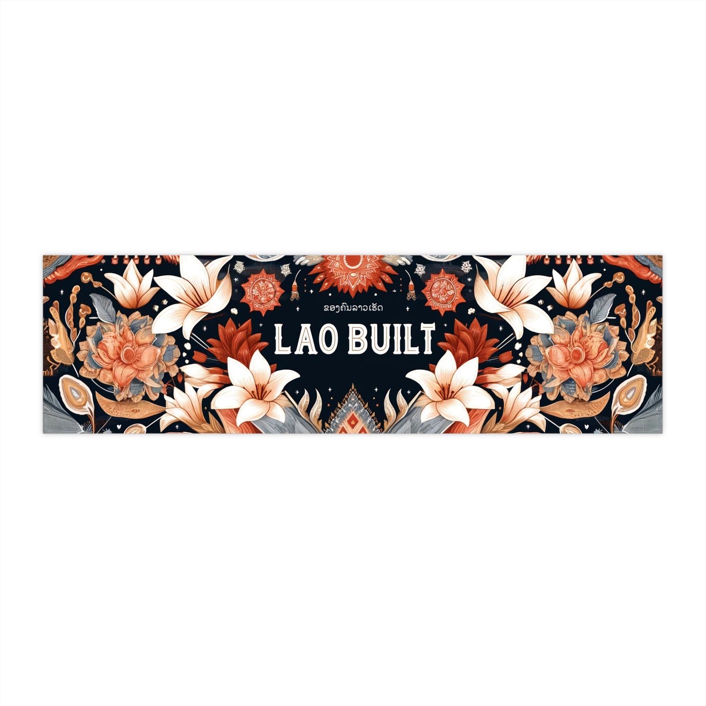 LAOBUILT BANNER BUMPER STICKERS