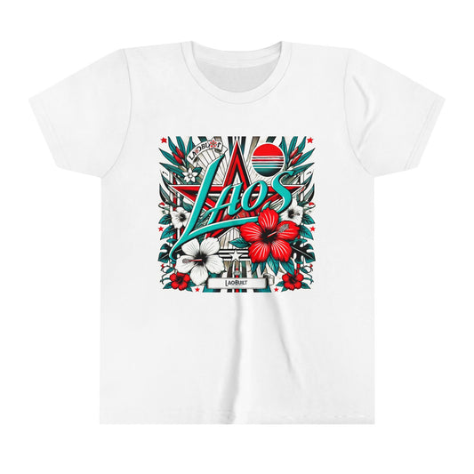KID'S LAOS HIBISCUS/PLUMERIA EDITION T-SHIRT