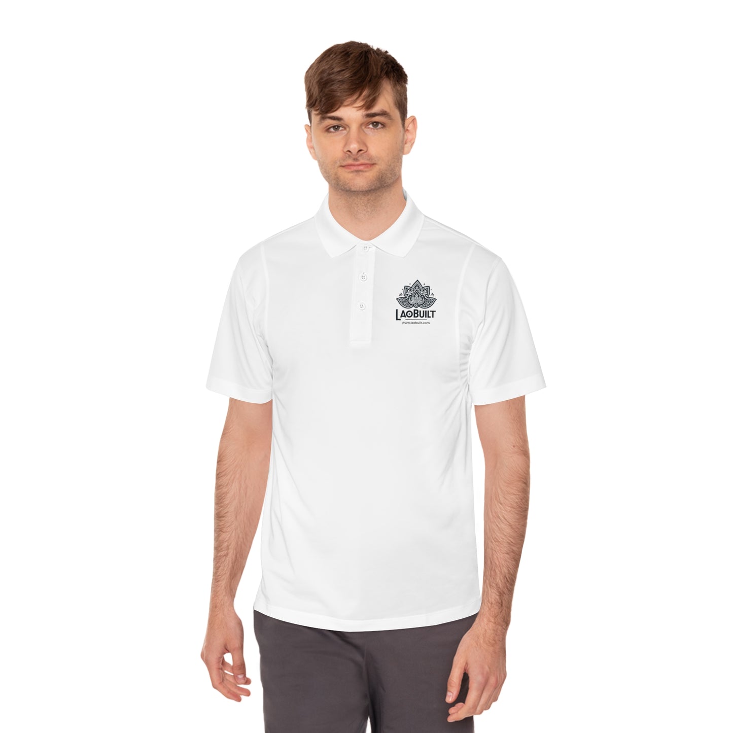 MEN'S LAOBUILT SPORT POLO SHIRT (LIGHT CLR)