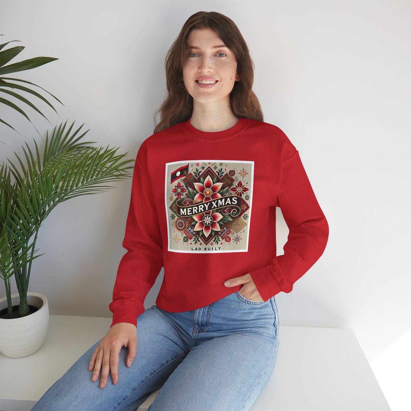 LAOBUILT FESTIVE LAOS XMAS SWEATSHIRT - SPECIAL EDITION
