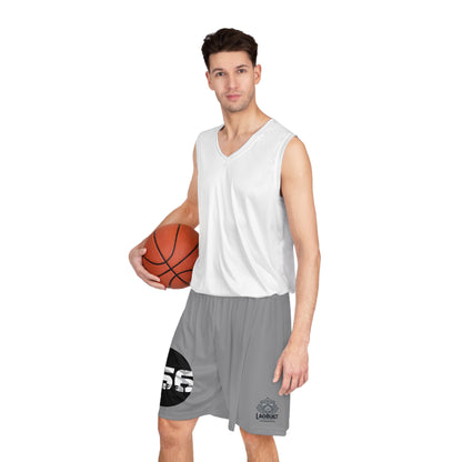 856 STREET BASKETBALL SHORTS (GRAY)
