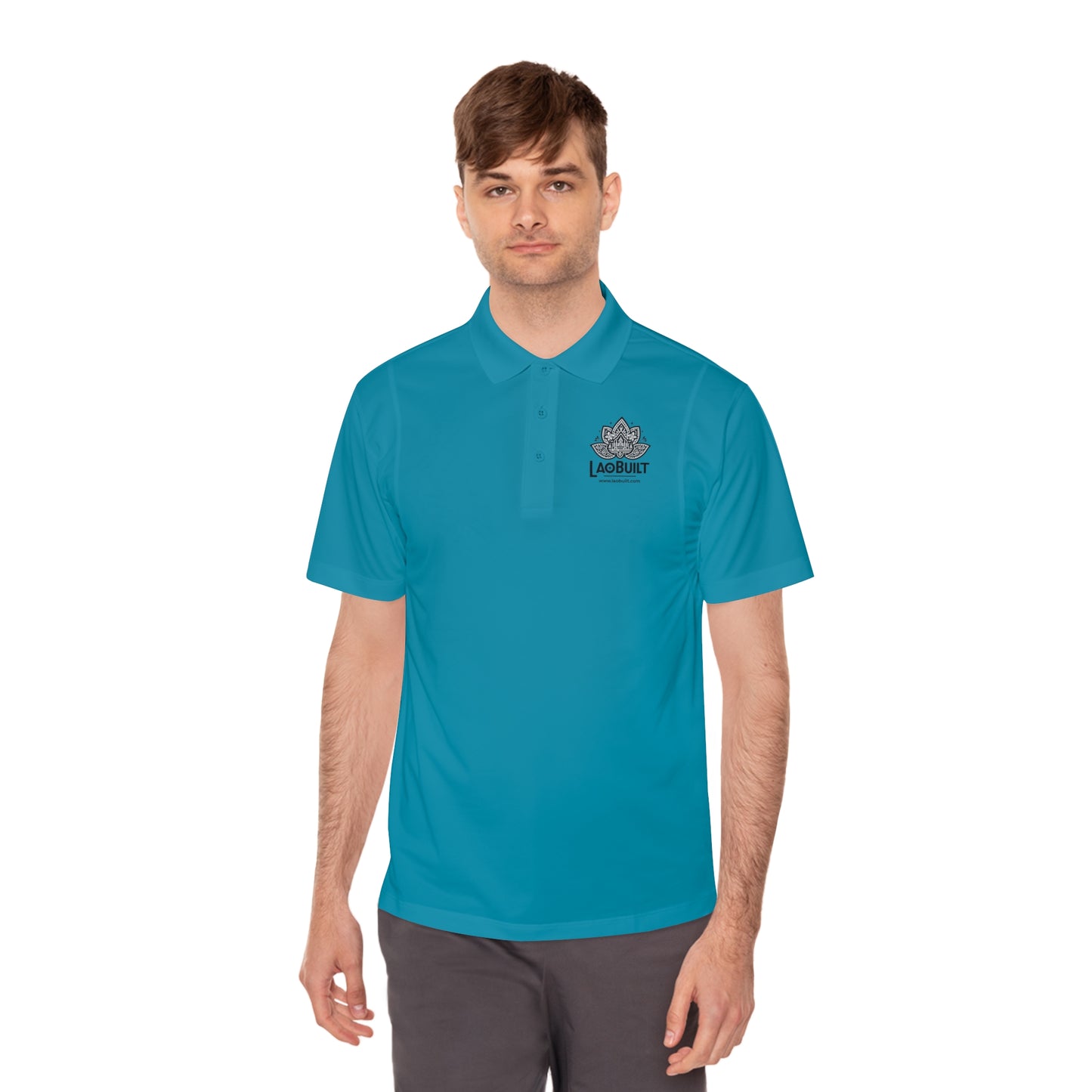 MEN'S LAOBUILT SPORT POLO SHIRT (LIGHT CLR)