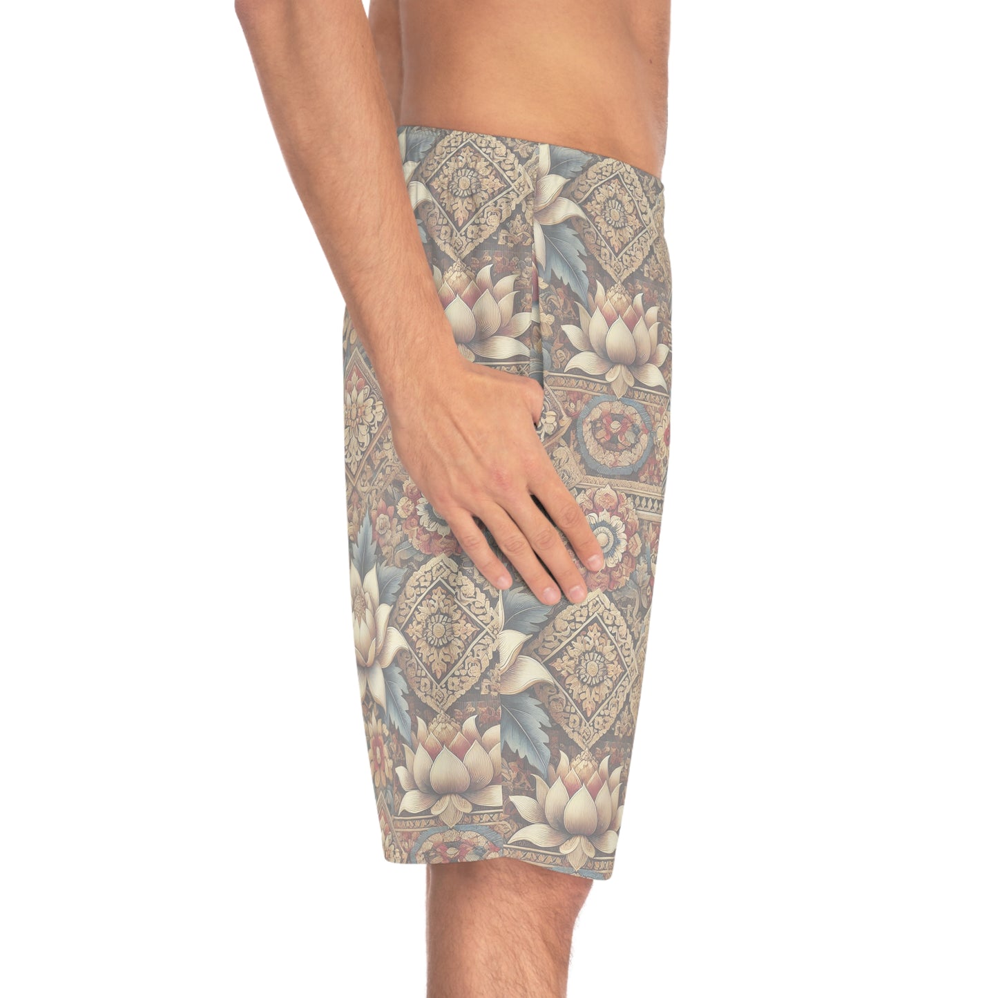 MEN'S LIGHT HERITAGE BLOSSOMS BOARD SHORTS