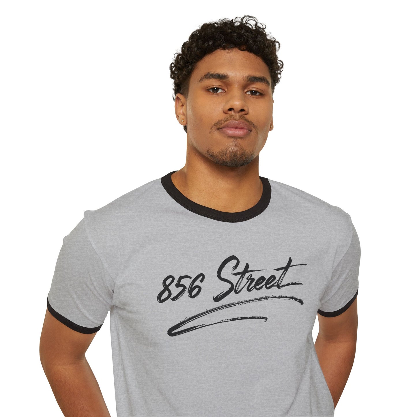 856 STREET SCRIPT RINGER T-SHIRT