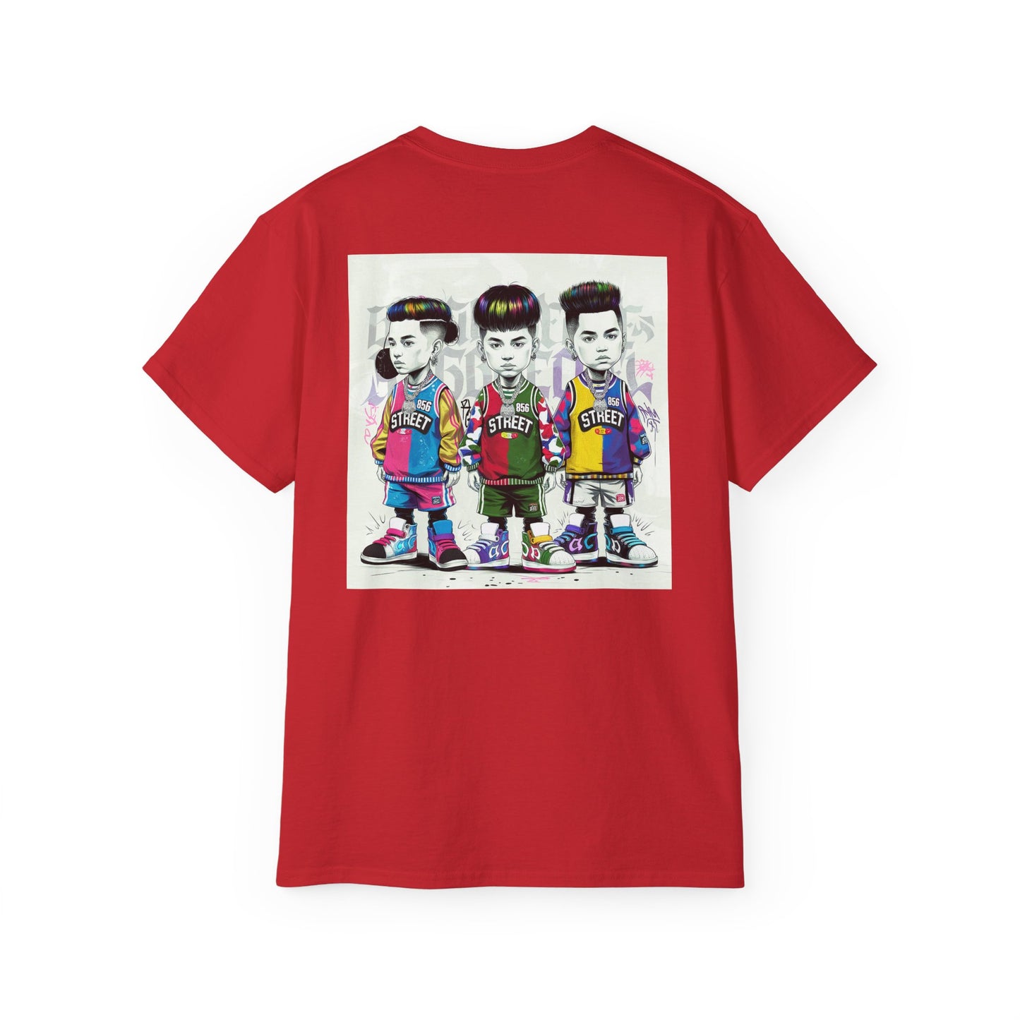 856 STREET CARTOON T-SHIRT