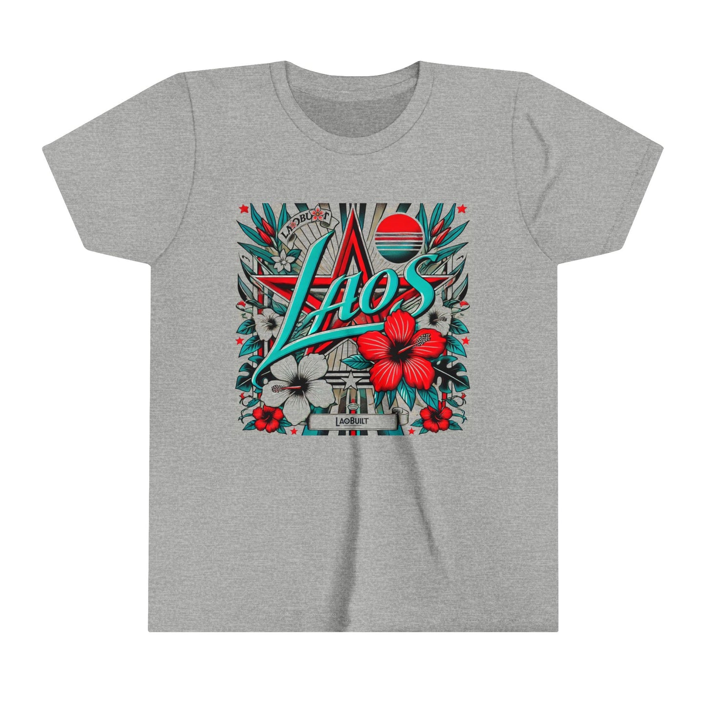 KID'S LAOS HIBISCUS/PLUMERIA EDITION T-SHIRT