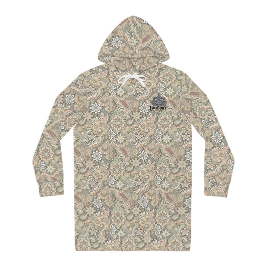 WOMEN'S LAOBUILT CAMOUFLAGE HOODIE DRESS