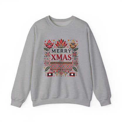 LAOBUILT MERRY XMAS SWEATSHIRT - LAO HERITAGE EDITION