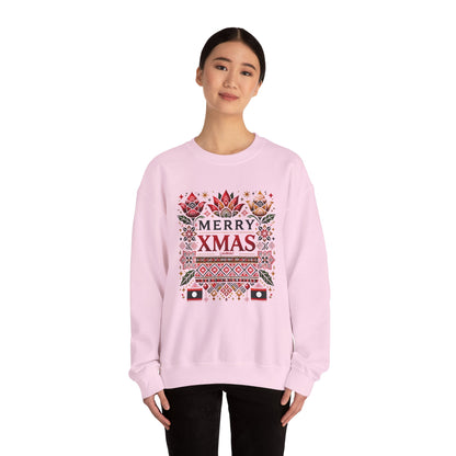 LAOBUILT MERRY XMAS SWEATSHIRT - LAO HERITAGE EDITION