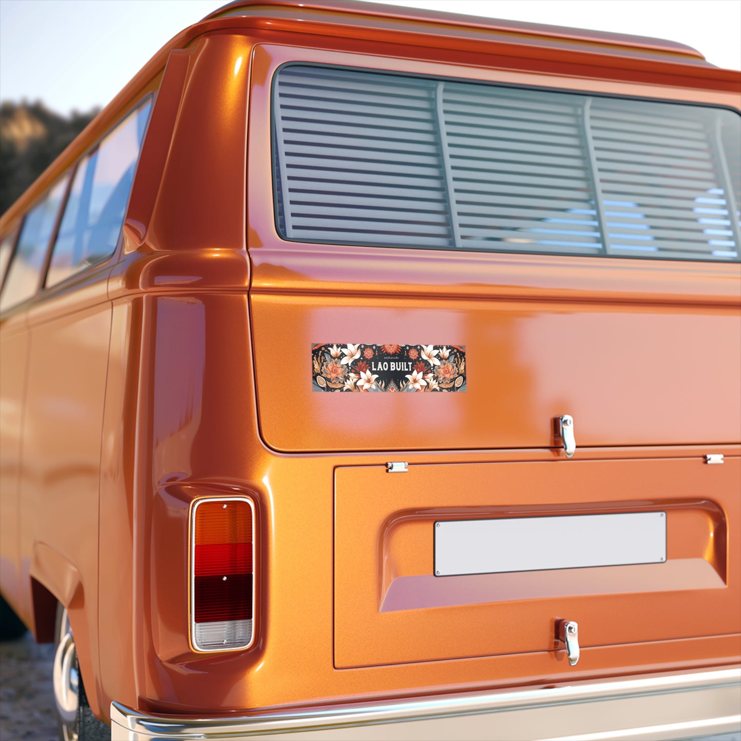 LAOBUILT BANNER BUMPER STICKERS