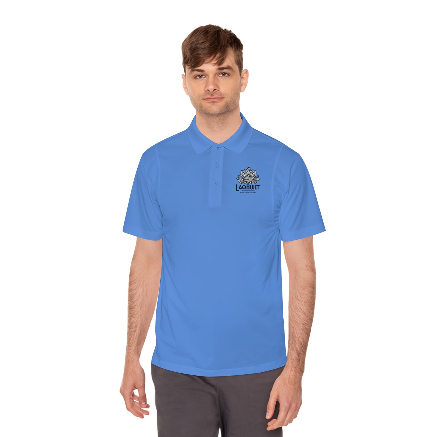 MEN'S LAOBUILT SPORT POLO SHIRT (LIGHT CLR)