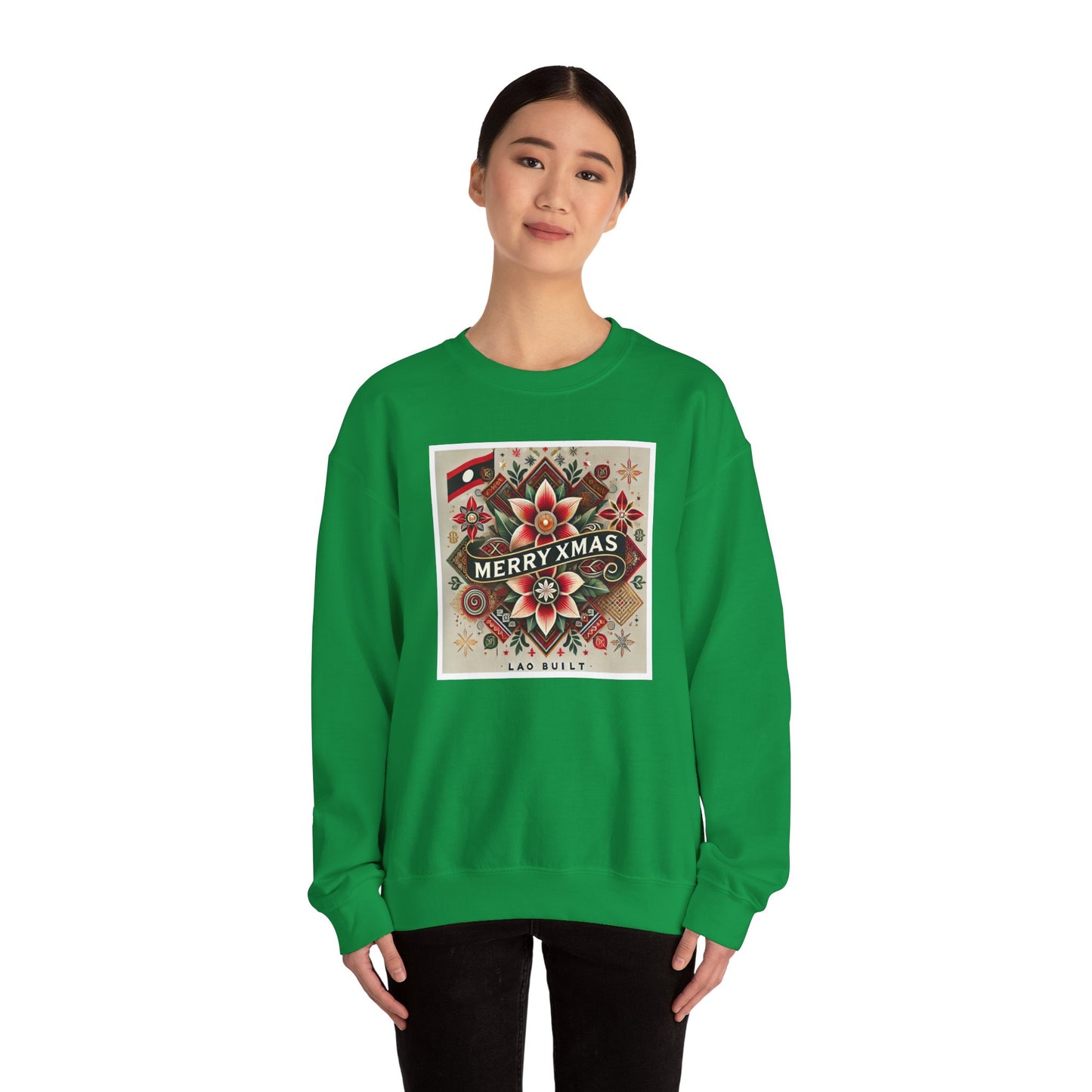 LAOBUILT FESTIVE LAOS XMAS SWEATSHIRT - SPECIAL EDITION