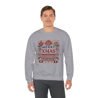 LAOBUILT MERRY XMAS SWEATSHIRT - LAO HERITAGE EDITION