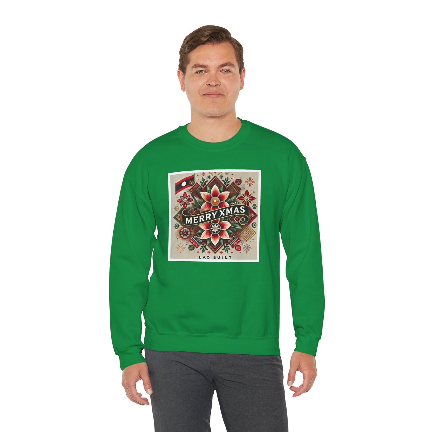 LAOBUILT FESTIVE LAOS XMAS SWEATSHIRT - SPECIAL EDITION